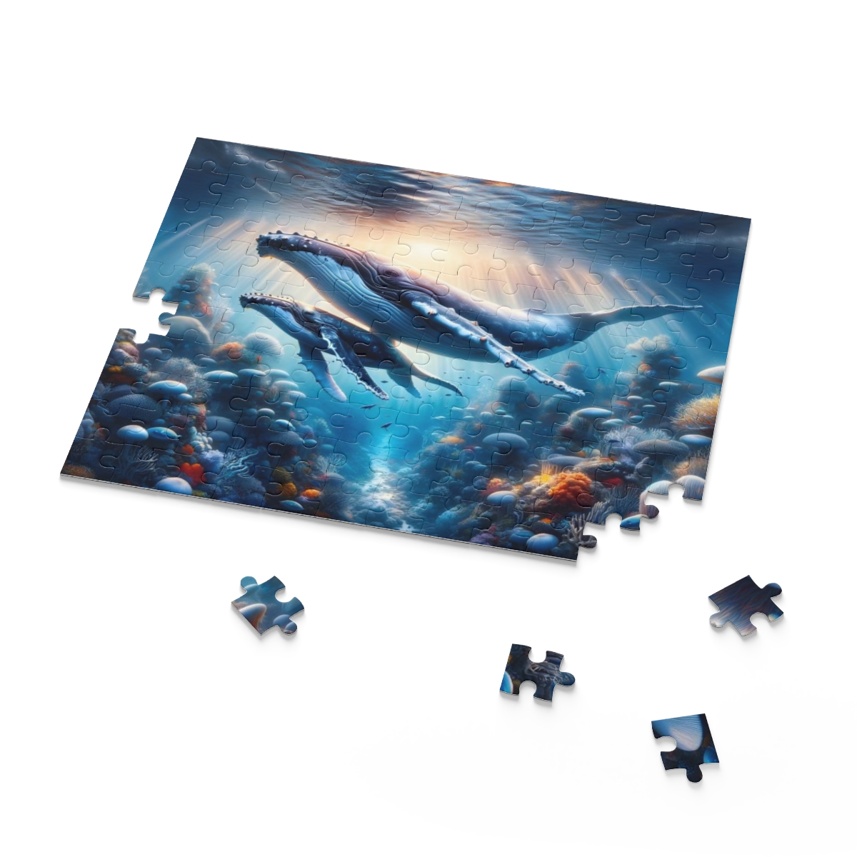 Ocean Odyssey Whale Puzzle (120, 252, 500-Piece)| Puzzle Art | Best Jigsaw Puzzles - Image 3
