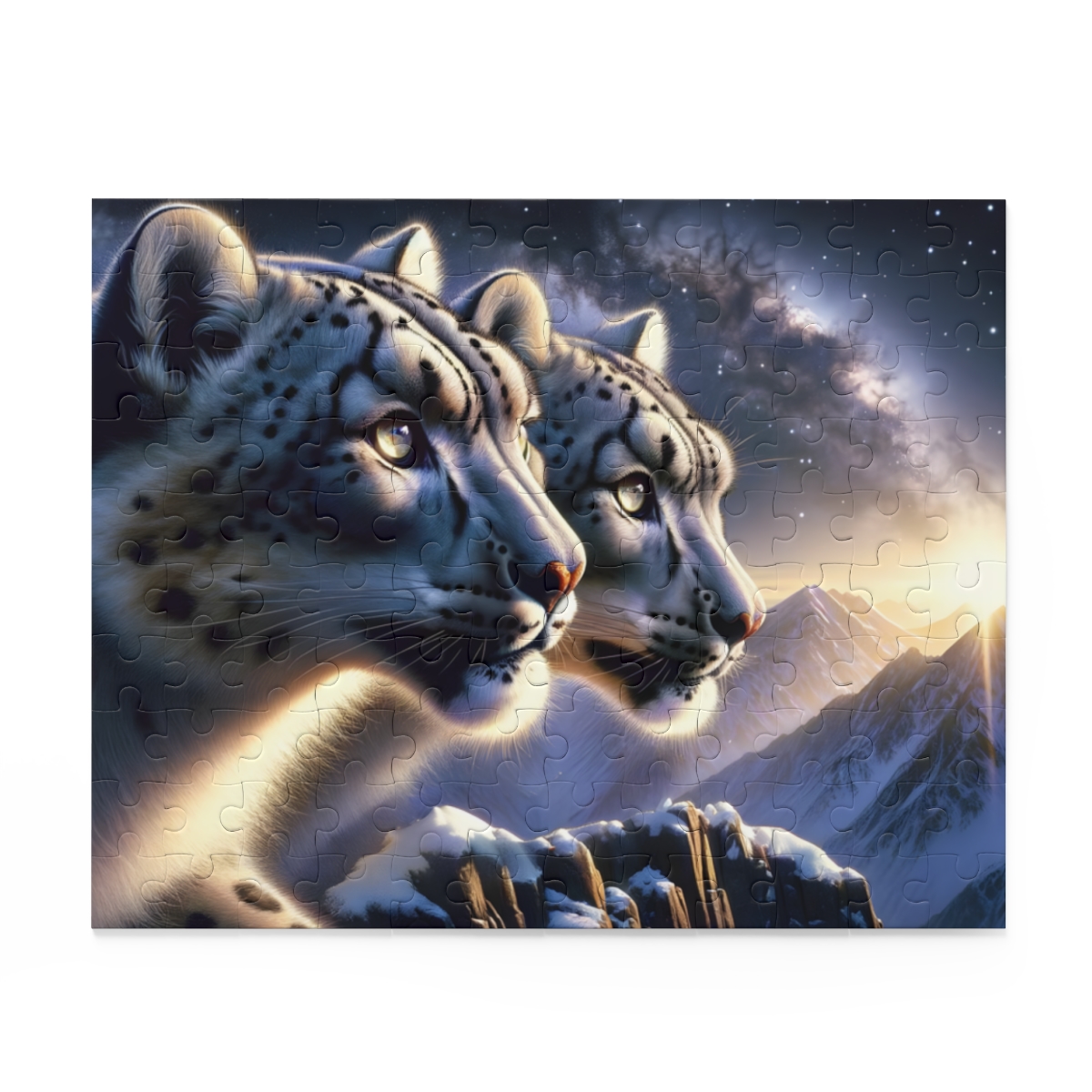 Mountain Monarchs Snow Leopard Puzzle (120, 252, 500-Piece) | Art Puzzle | Best Jigsaw Puzzles For Adults - Image 4