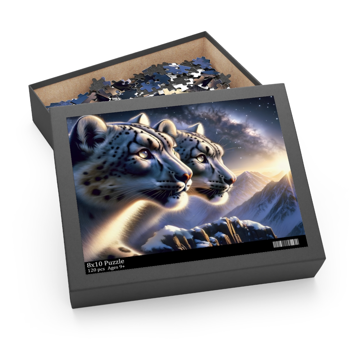 Mountain Monarchs Snow Leopard Puzzle (120, 252, 500-Piece) | Art Puzzle | Best Jigsaw Puzzles For Adults - Image 5