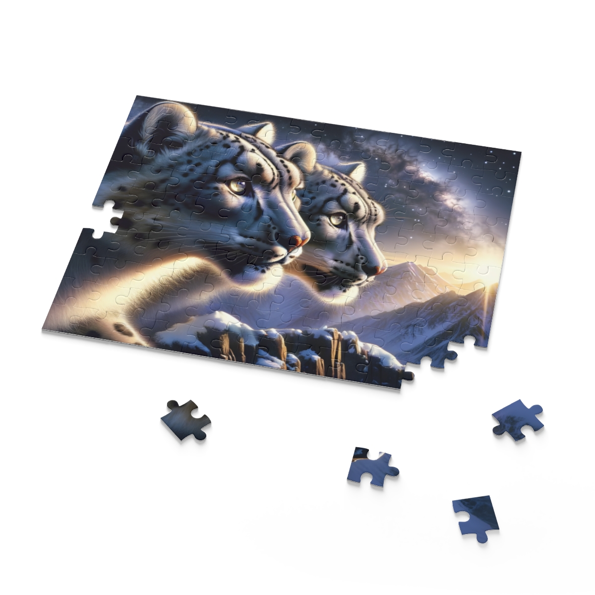 Mountain Monarchs Snow Leopard Puzzle (120, 252, 500-Piece) | Art Puzzle | Best Jigsaw Puzzles For Adults - Image 6