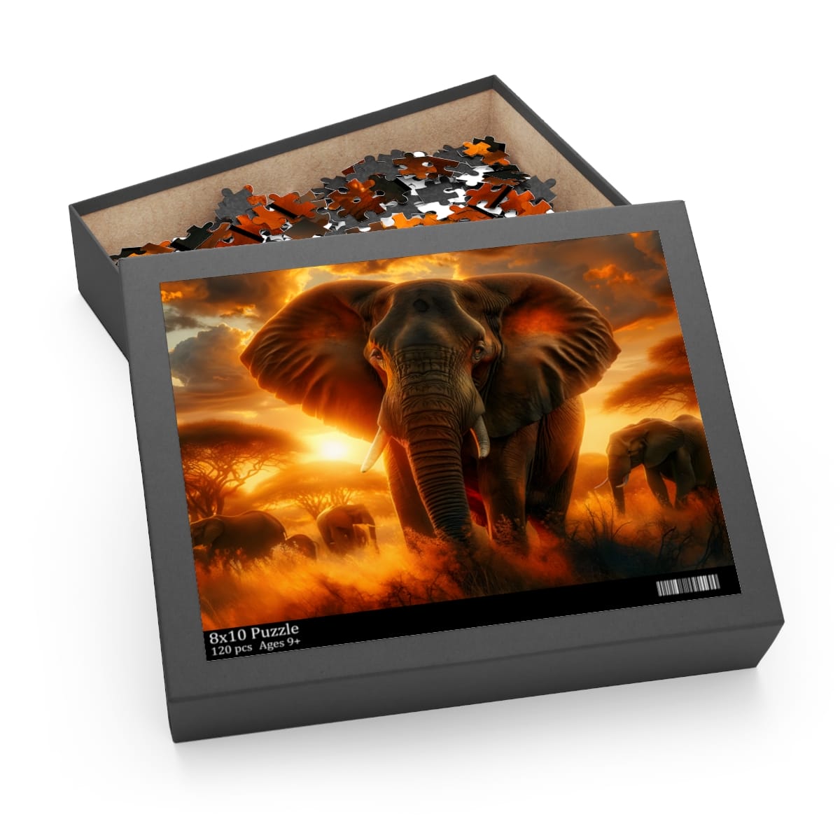 Savannah Serenity Elephant Puzzle (120, 252, 500-Piece) | Elephant Puzzles | Puzzle Art - Image 5