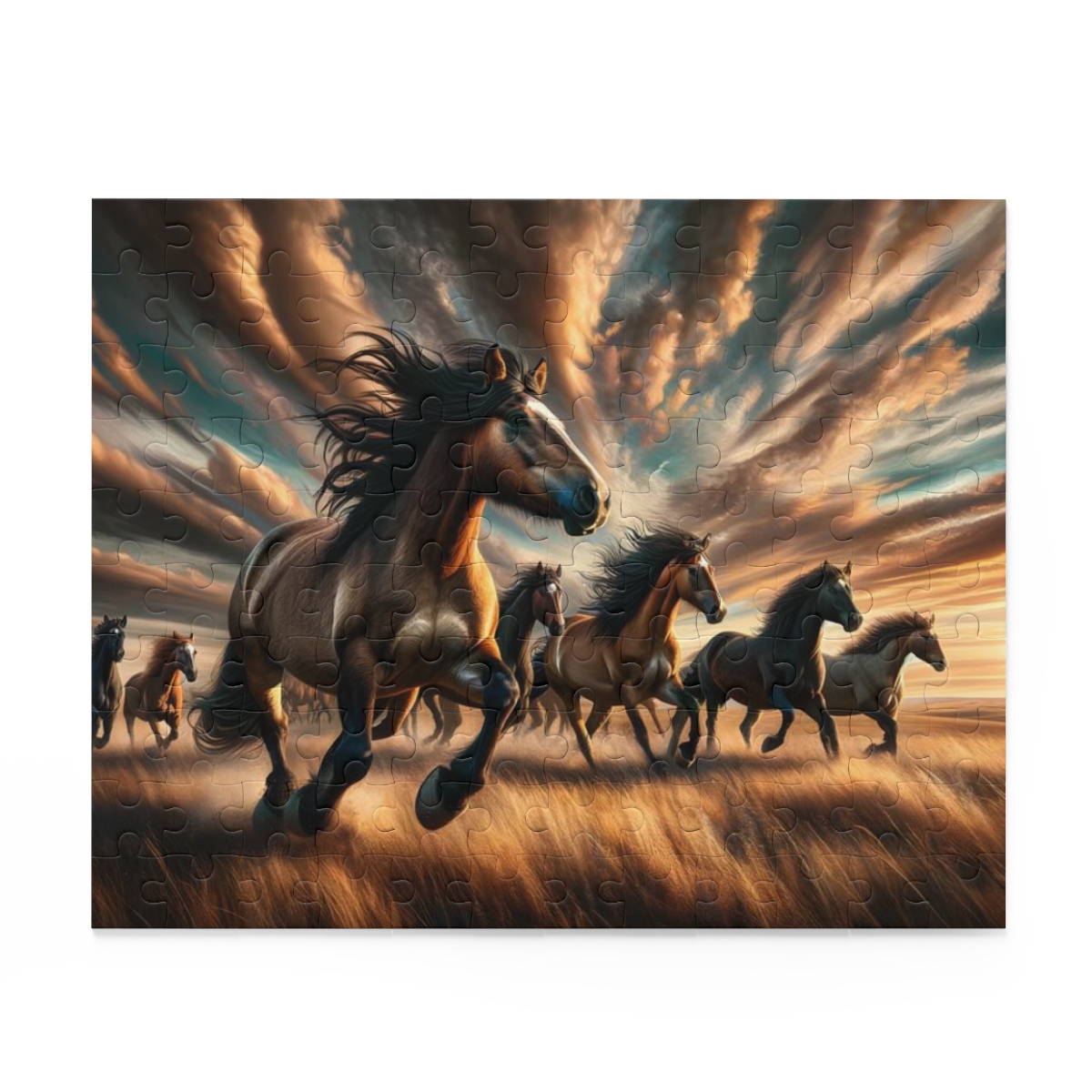 Prairie Ballad Wild Horses Puzzle (120, 252, 500-Piece) | Puzzle Art | Best Jigsaw Puzzles - Image 4