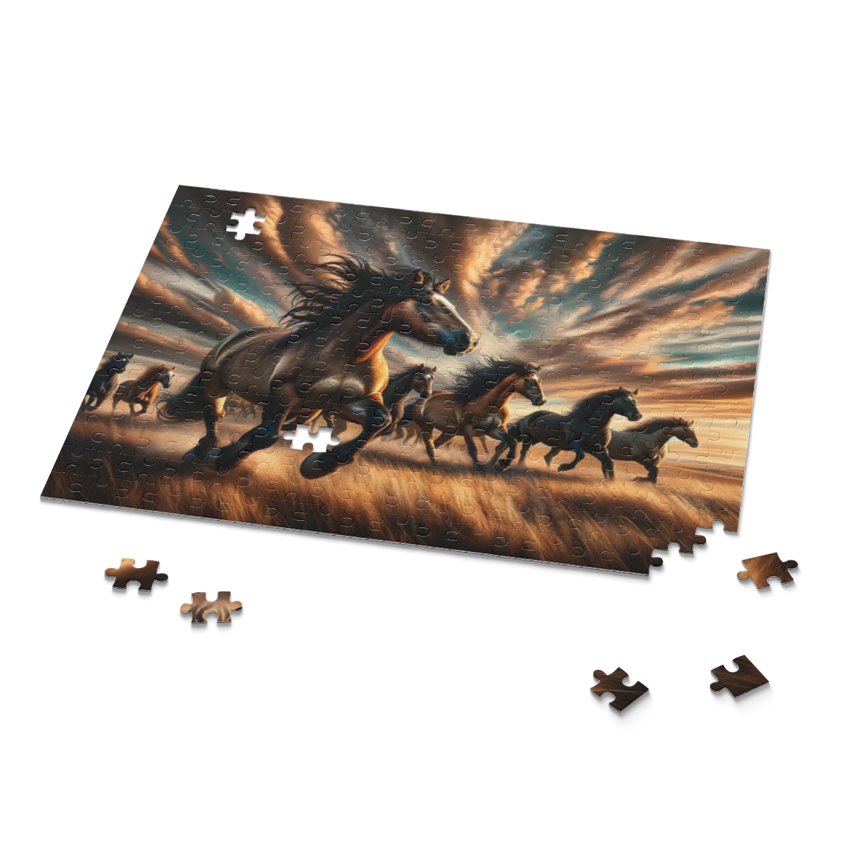 Prairie Ballad Wild Horses Puzzle (120, 252, 500-Piece) | Puzzle Art | Best Jigsaw Puzzles - Image 9