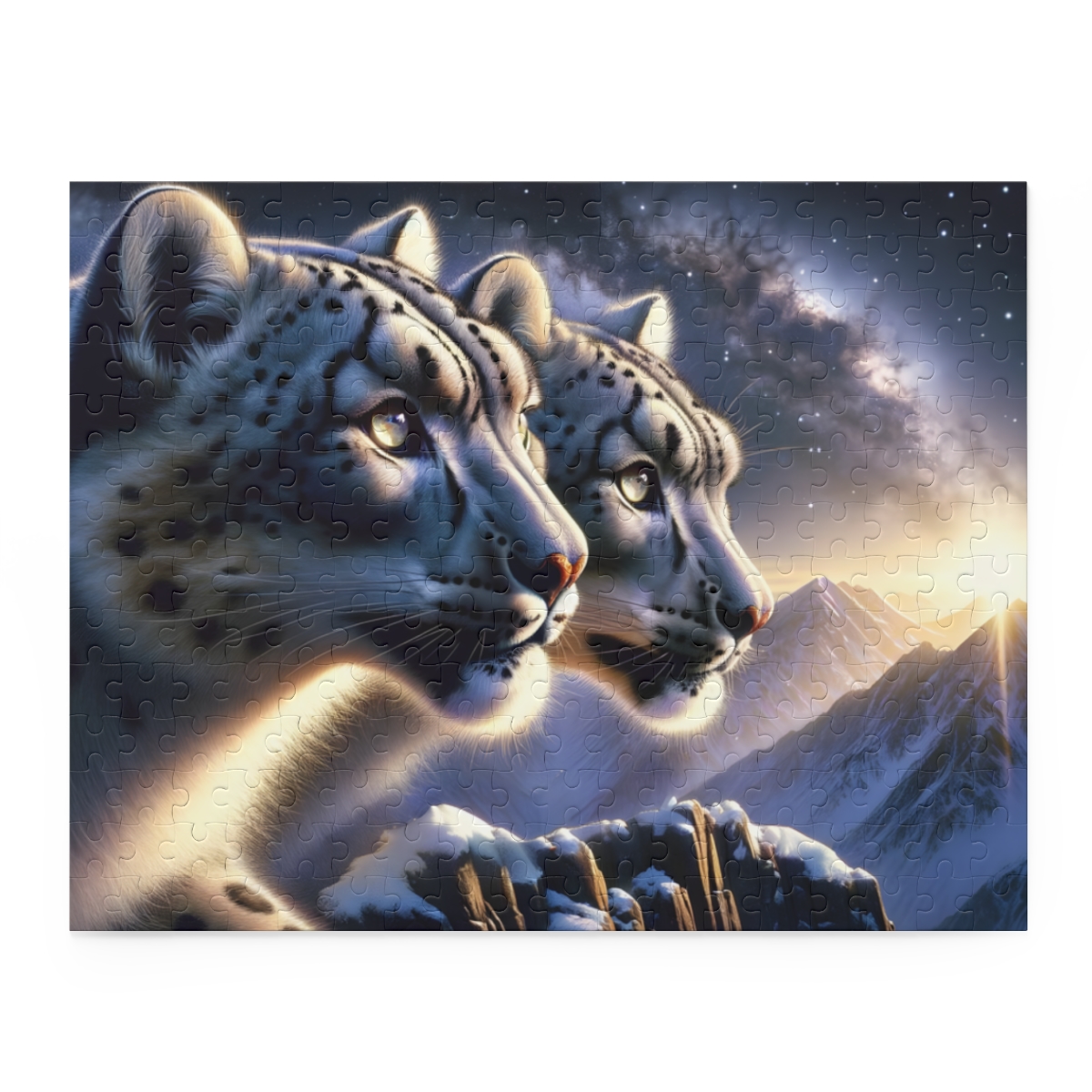 Mountain Monarchs Snow Leopard Puzzle (120, 252, 500-Piece) | Art Puzzle | Best Jigsaw Puzzles For Adults - Image 7