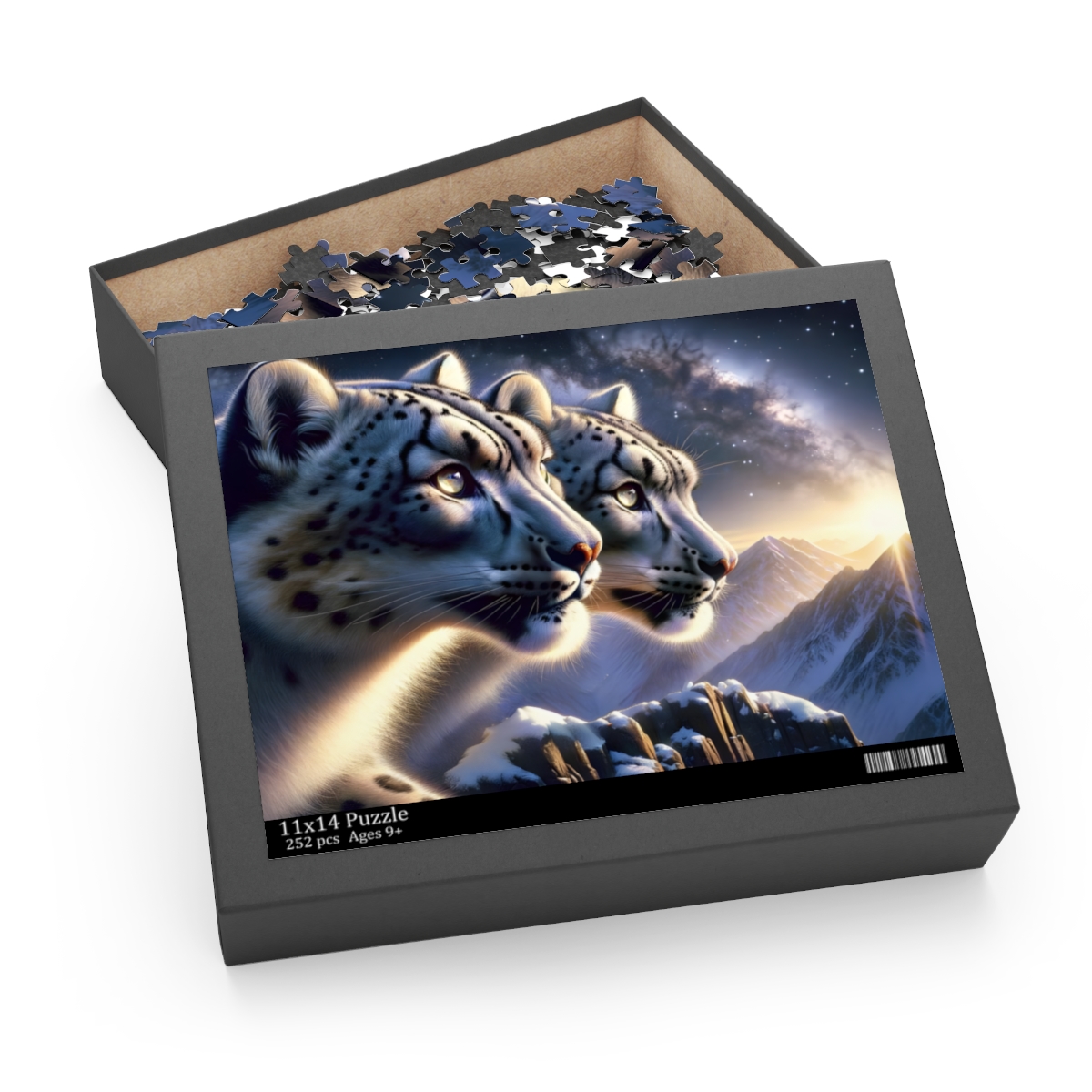 Mountain Monarchs Snow Leopard Puzzle (120, 252, 500-Piece) | Art Puzzle | Best Jigsaw Puzzles For Adults - Image 8