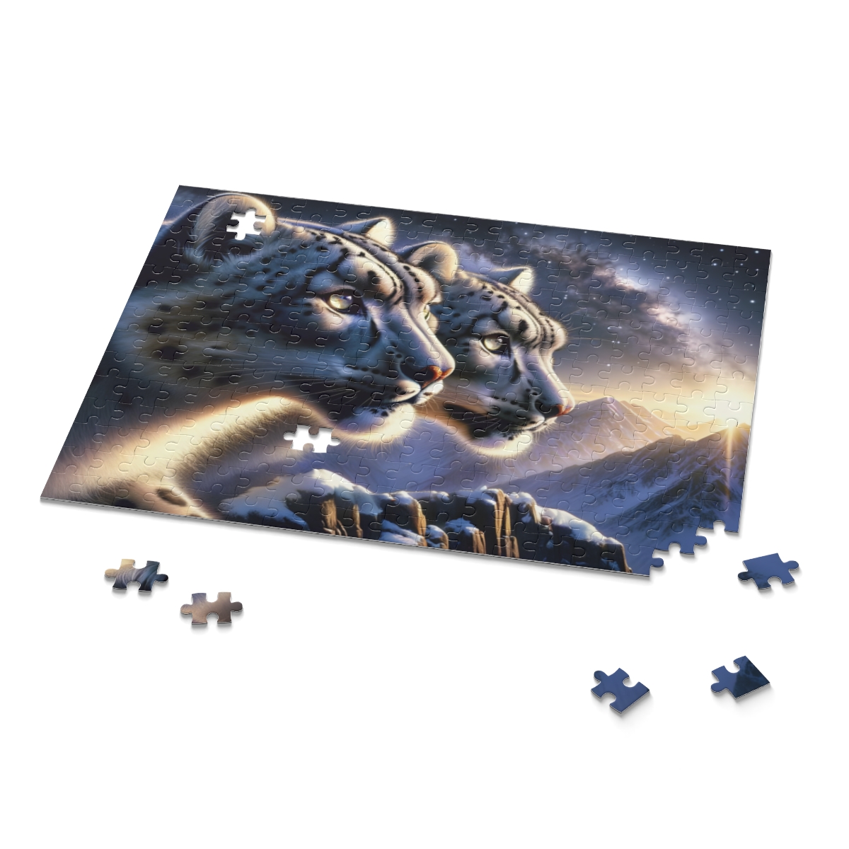 Mountain Monarchs Snow Leopard Puzzle (120, 252, 500-Piece) | Art Puzzle | Best Jigsaw Puzzles For Adults - Image 9
