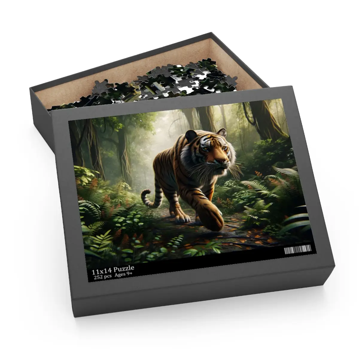 Majestic Tiger Puzzle (120, 252, 500-Piece) | Nature Puzzles | Jungle Puzzles - Image 8