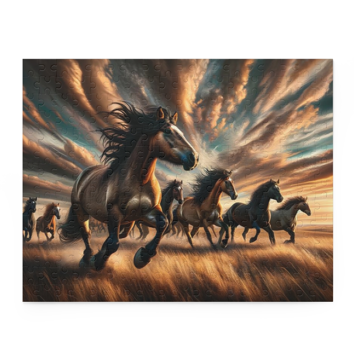 Prairie Ballad Wild Horses Puzzle (120, 252, 500-Piece) | Puzzle Art | Best Jigsaw Puzzles - Image 7