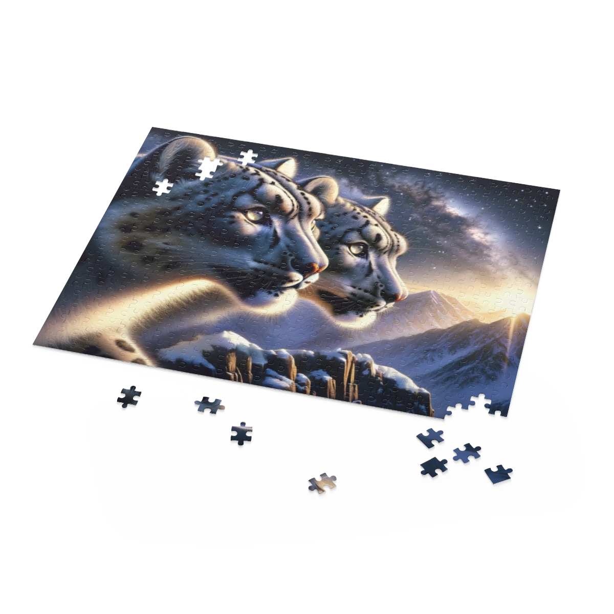 Mountain Monarchs Snow Leopard Puzzle (120, 252, 500-Piece) | Art Puzzle | Best Jigsaw Puzzles For Adults - Image 3