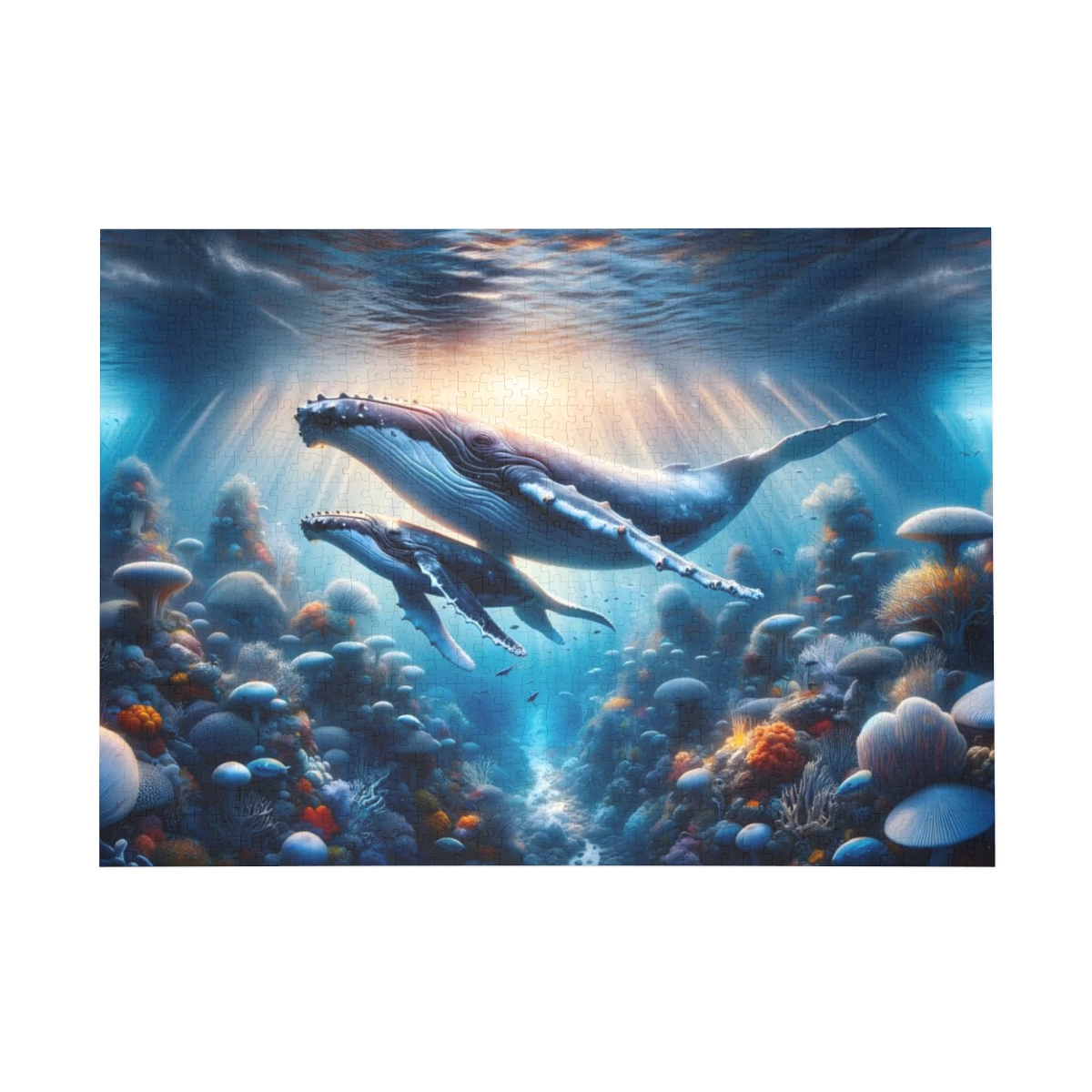 Ocean Odyssey Whale Puzzle (1000-Piece) | Nature Puzzles | Ocean Puzzles - Image 2