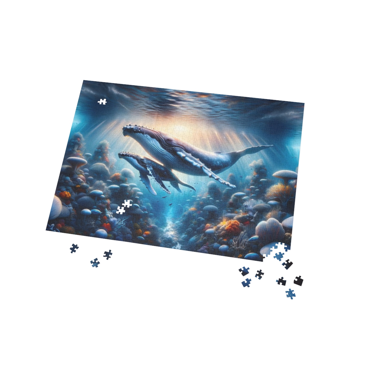 Ocean Odyssey Whale Puzzle (1000-Piece) | Nature Puzzles | Ocean Puzzles - Image 3