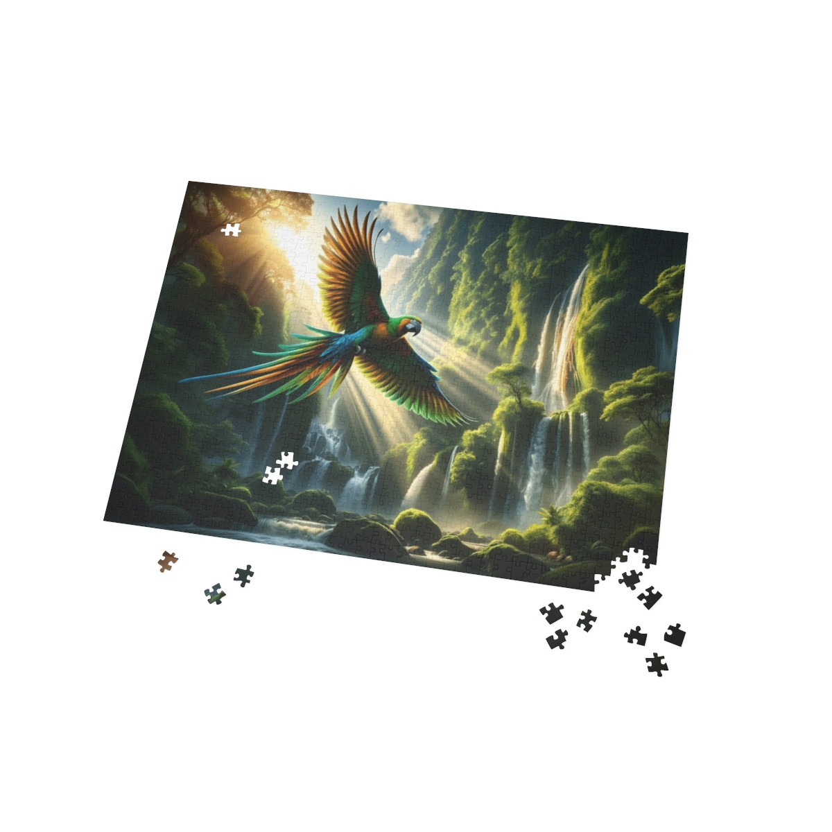 Jungle Rhythms Parrot Puzzle (1000-Piece) | Jungle Puzzles | Best Jigsaw Puzzles For Adults - Image 3