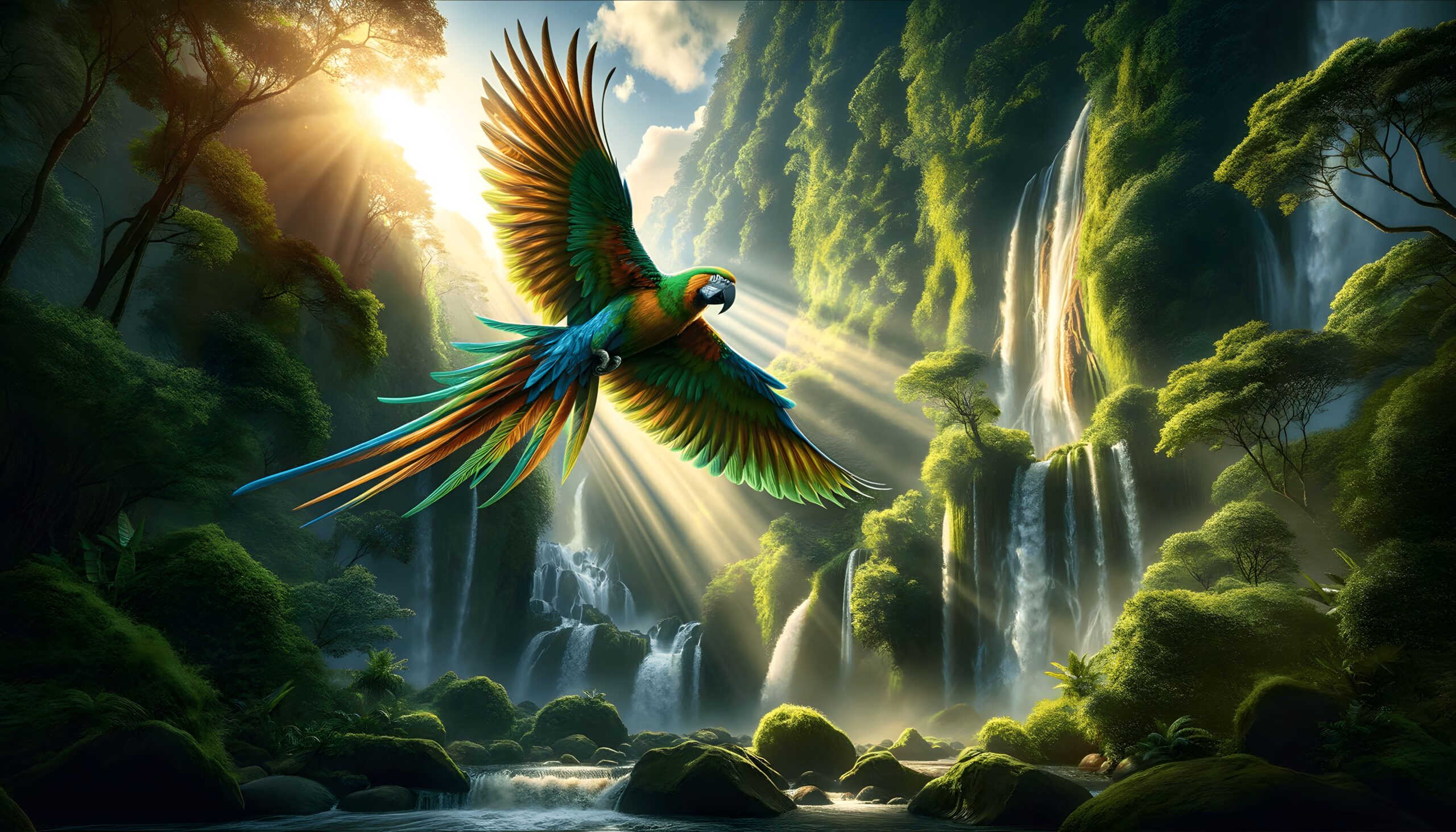 Jungle Rhythms Parrot Puzzle