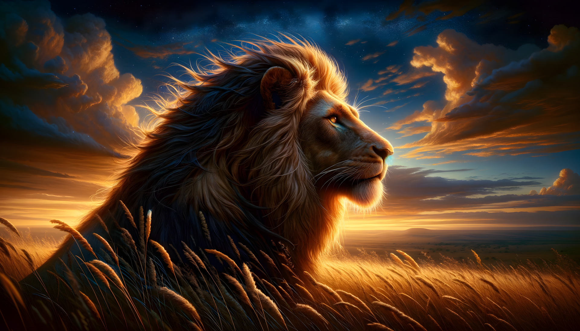 Serengeti Twilight Lion Puzzle (1000-Piece) | Epic Jigsaw Puzzles | Lion Puzzle - Image 4